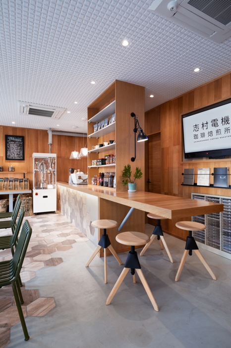 志村電機珈琲焙煎所,珈琲焙煎所,電気屋,カフェ,インテリアデザイン,店舗デザイン